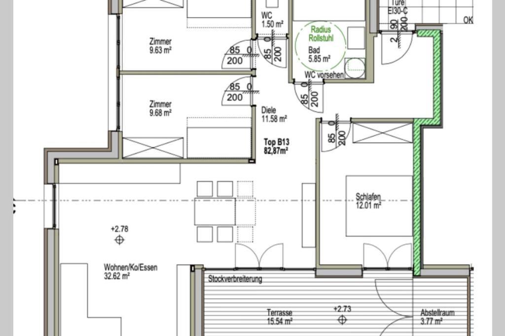 Terrassenwohnung In Praemierter Wohnanlage Klaus  Esterno foto